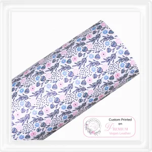 ⋅ Blooming Buds ⋅ Custom Printed Premium Vegan Faux Leather ⋅