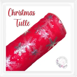 ⋅ Christmas Snowflake Tulle ⋅