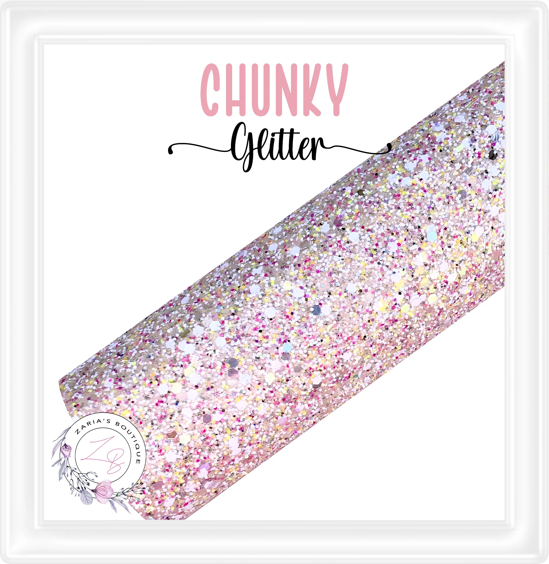 ∙ CHUNKY GLITTER ∙ Peachy Sequin Sprinkle ∙