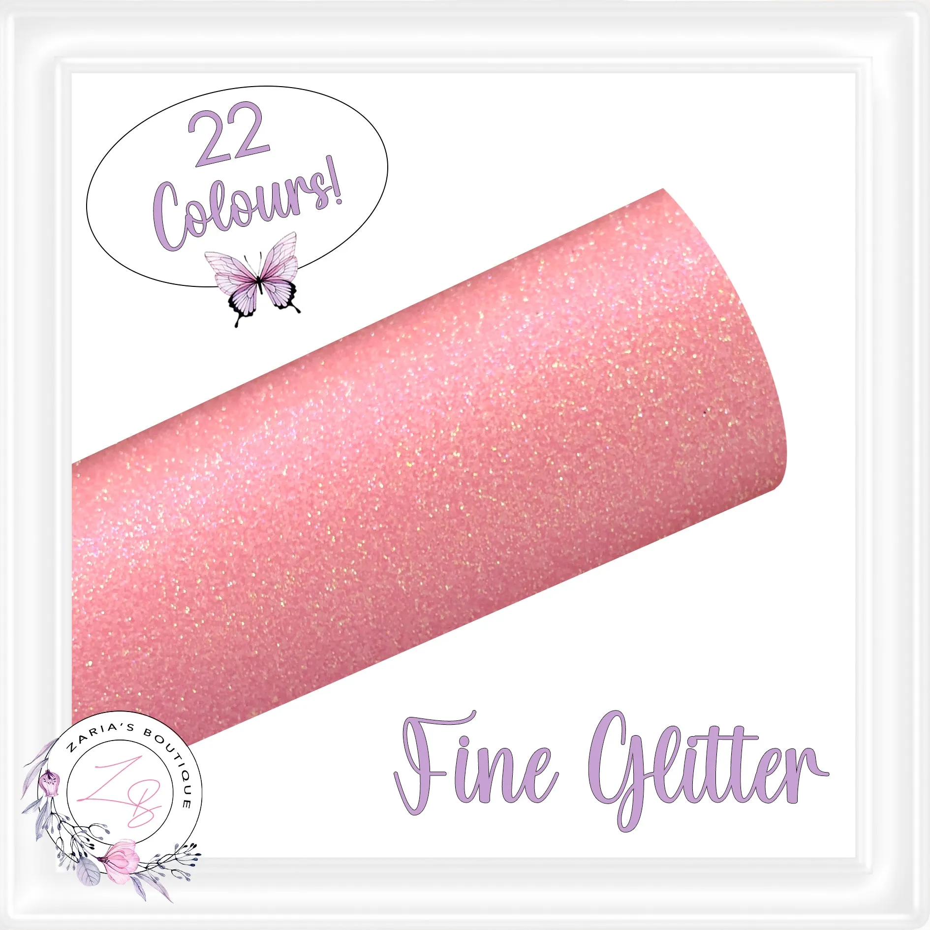 • Fine Glitter • Baby Pink •