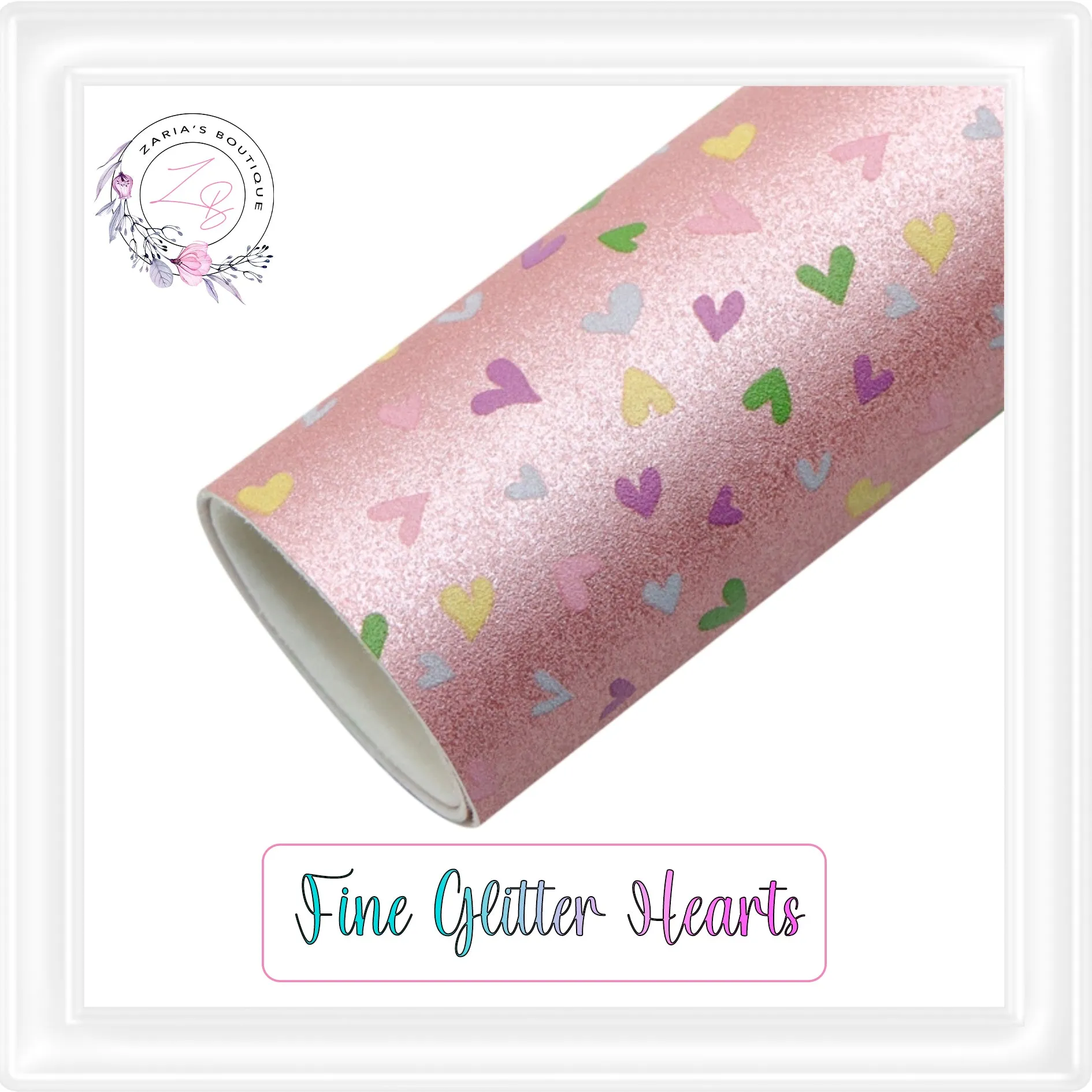 ⋅ Scattered Hearts ⋅ Fine Glitter ⋅