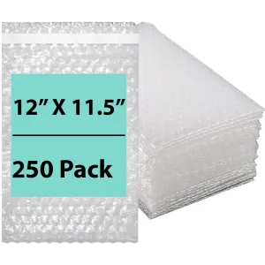 12X11.5 inches Bubble Wrap Bags Self seal pouches Shipping Supplies