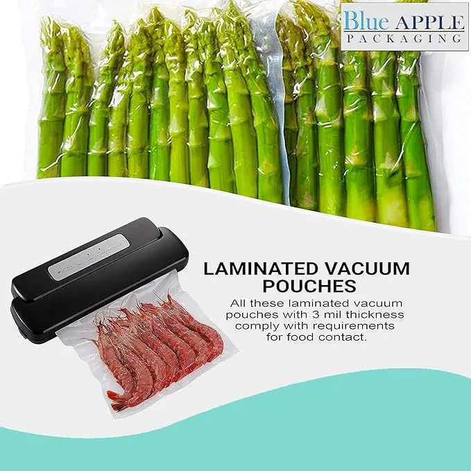 16X24 inches Vacuum Seal Bags for Food Packaging 3 Mil Co-Extruded