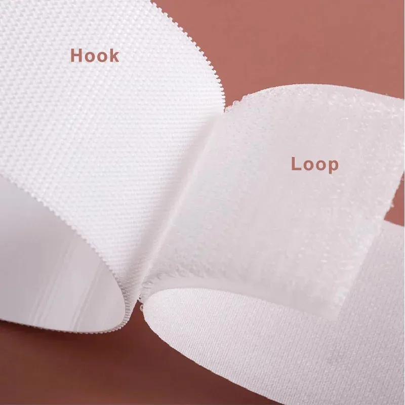 1M/Pairs Sew on Hook and Loop Tape Strips Non-Adhesive Fastener Tape Fabric Nylon Sticky Strips For Clothes DIY Crafts 20-100mm