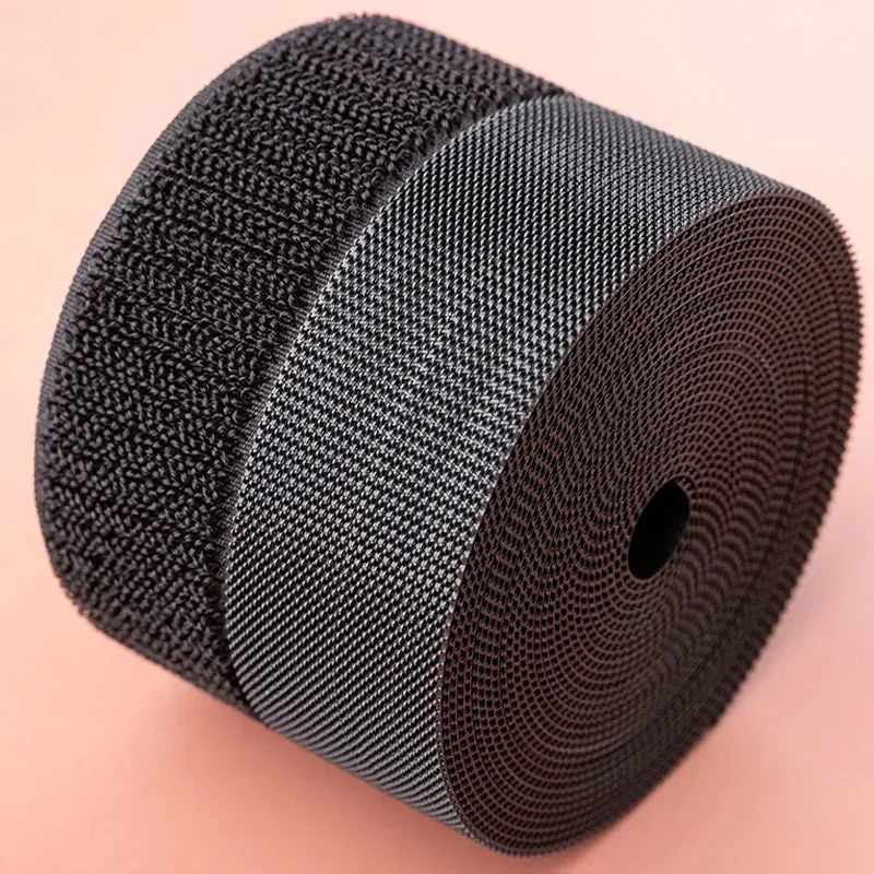 1M/Pairs Sew on Hook and Loop Tape Strips Non-Adhesive Fastener Tape Fabric Nylon Sticky Strips For Clothes DIY Crafts 20-100mm