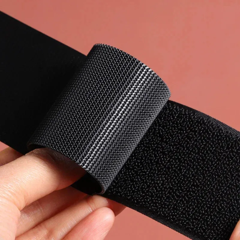 1M/Pairs Sew on Hook and Loop Tape Strips Non-Adhesive Fastener Tape Fabric Nylon Sticky Strips For Clothes DIY Crafts 20-100mm