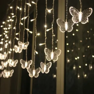 3.5m Butterfly Festival Holiday Christmas Wedding LED String Strip