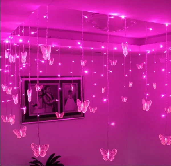 3.5m Butterfly Festival Holiday Christmas Wedding LED String Strip