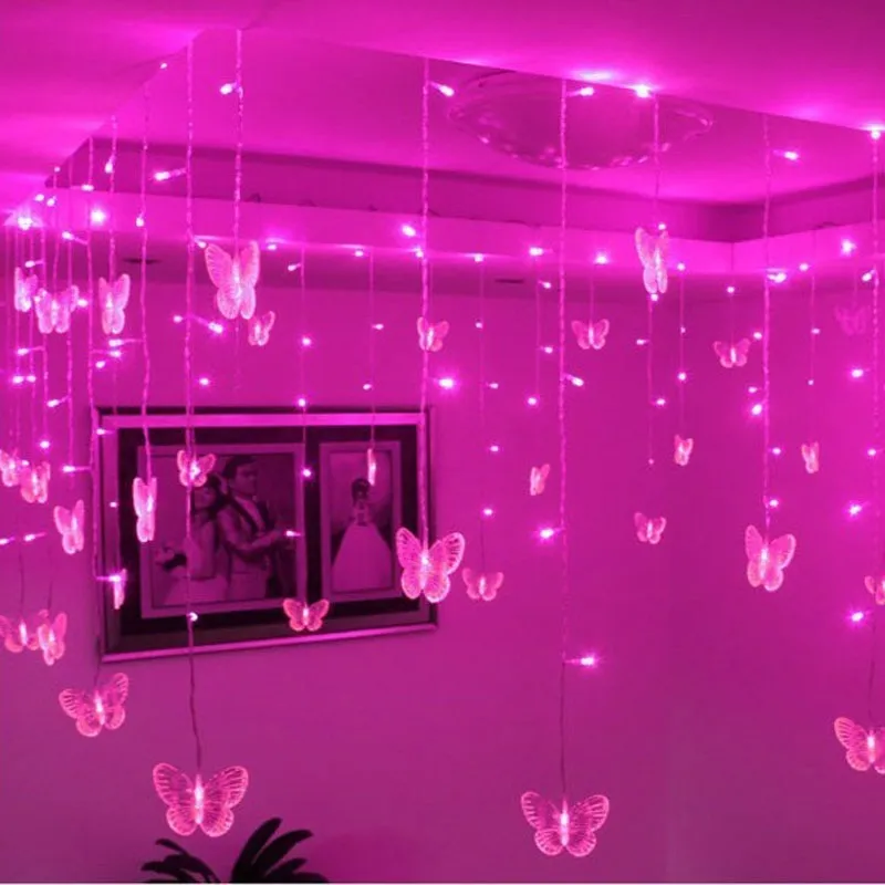 3.5m Butterfly Festival Holiday Christmas Wedding LED String Strip
