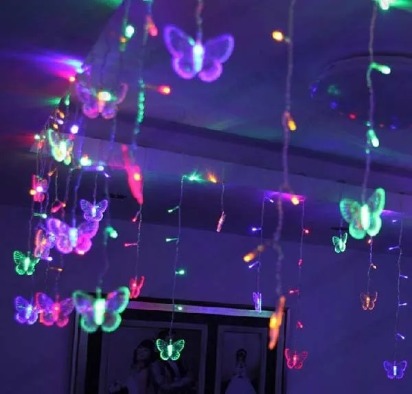 3.5m Butterfly Festival Holiday Christmas Wedding LED String Strip