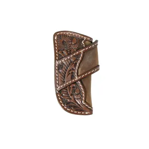 3D Brown Hand Tooled Knife Sheath