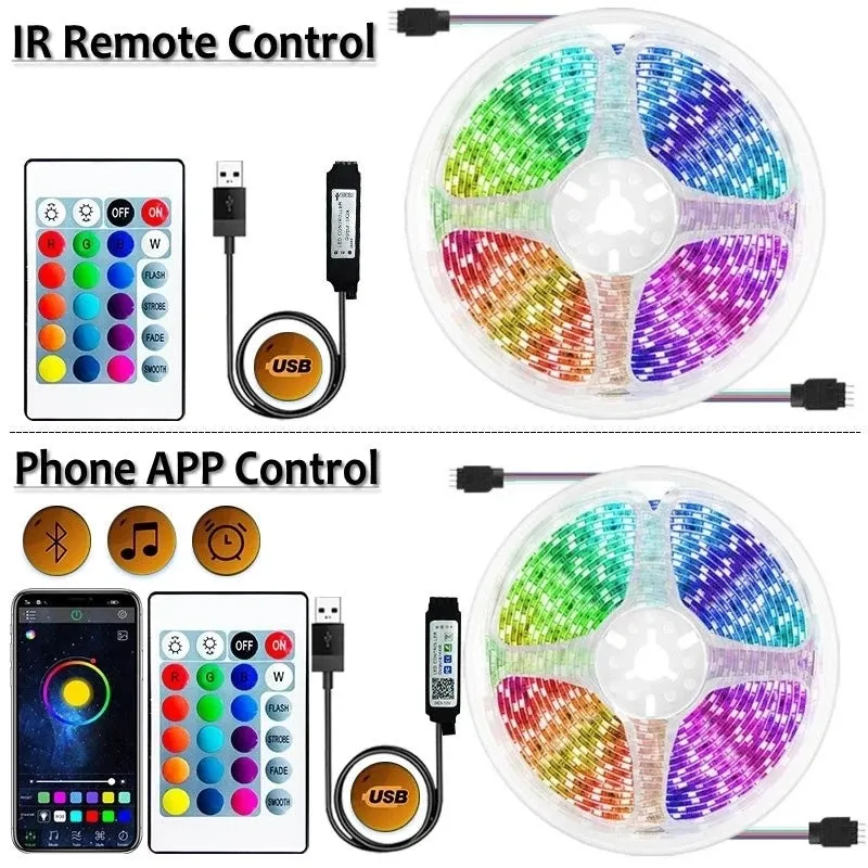 5050 RGB LED Strip Lights with Smart App Control