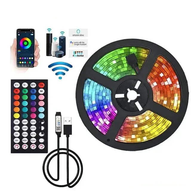 5050 RGB LED Strip Lights with Smart App Control