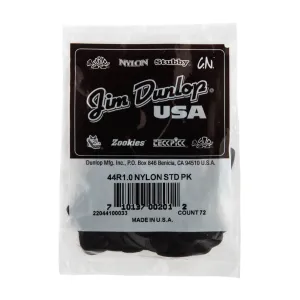 72 x Dunlop Nylon Standard Guitar Pick 1.00mm