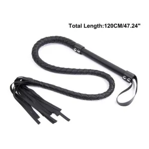 85CM/120CM PU Leather Soft Horse Whip Bondage Flogger Fetish BDSM Sex Spanking Policy Knout