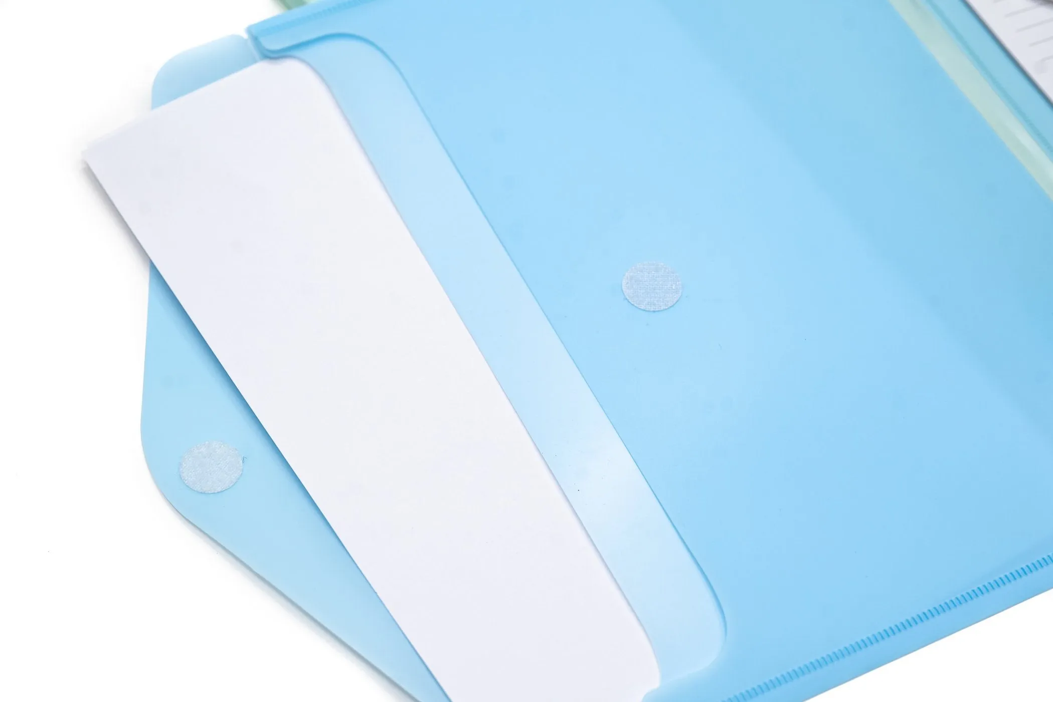 A5 notepad with 2-compartment sleeve