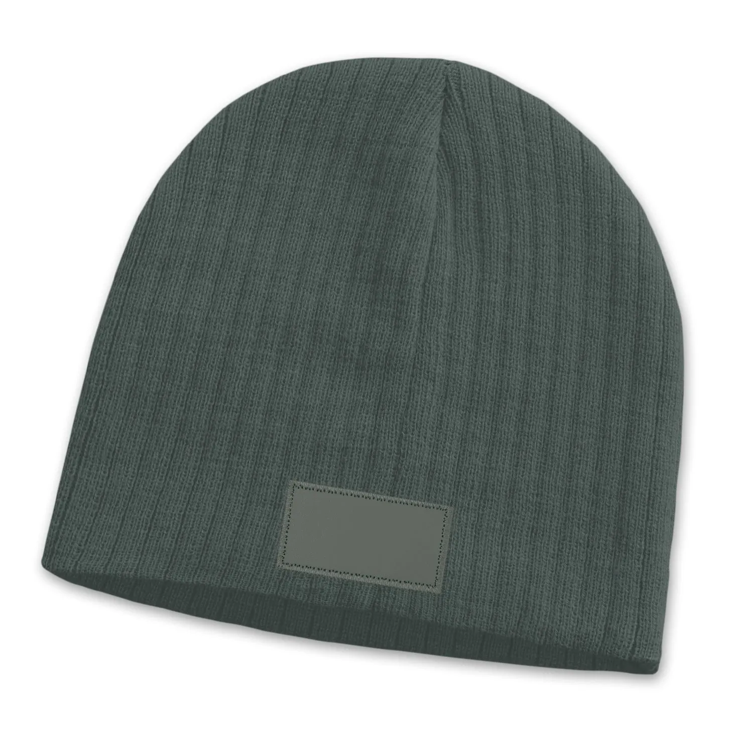 agogo Nebraska Cable Knit Beanie with Patch
