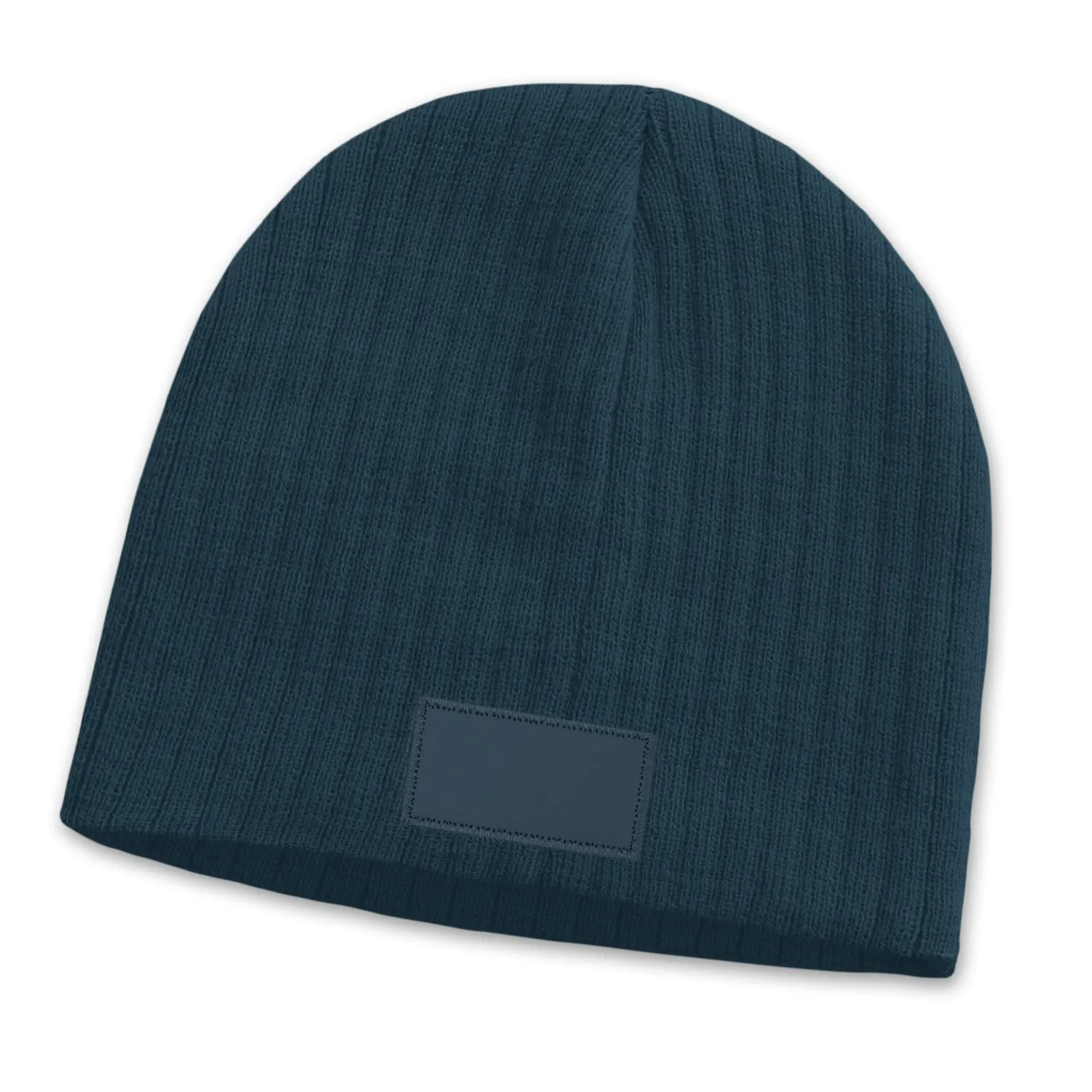 agogo Nebraska Cable Knit Beanie with Patch