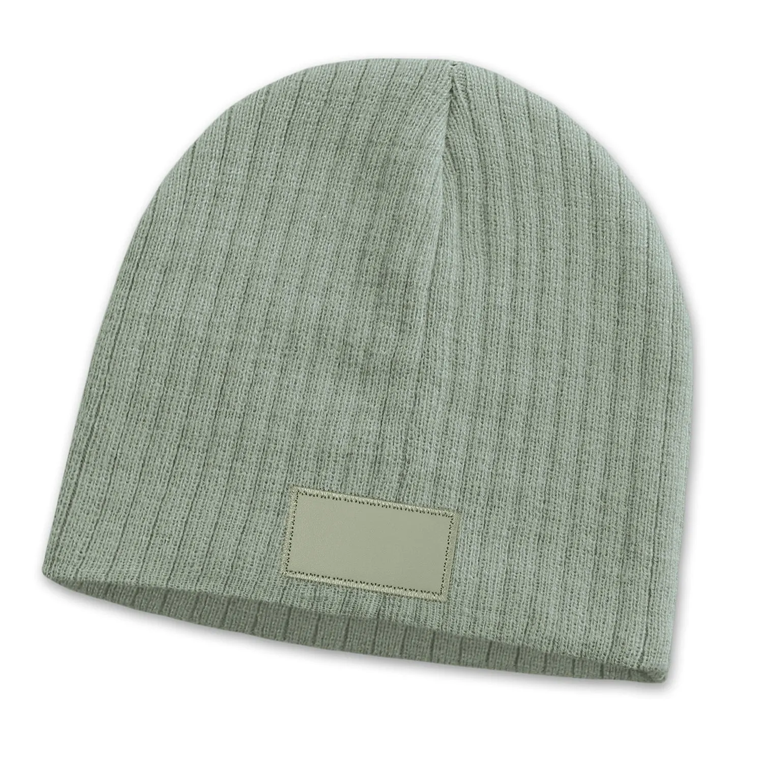 agogo Nebraska Cable Knit Beanie with Patch