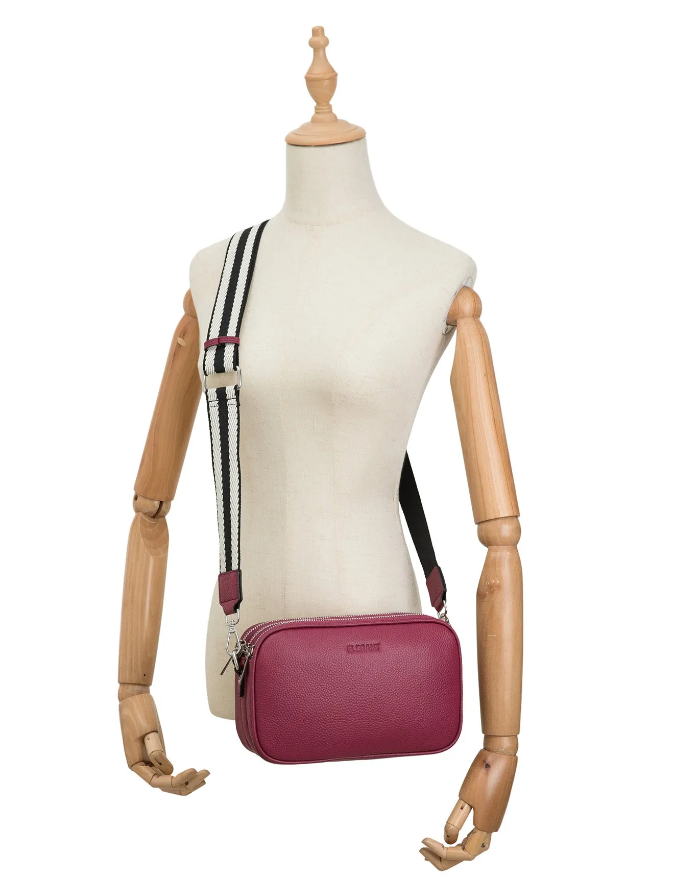 ALLY TRIPLE COMPARTMENT CROSSBODY -E1-0811A-RAS- SALE