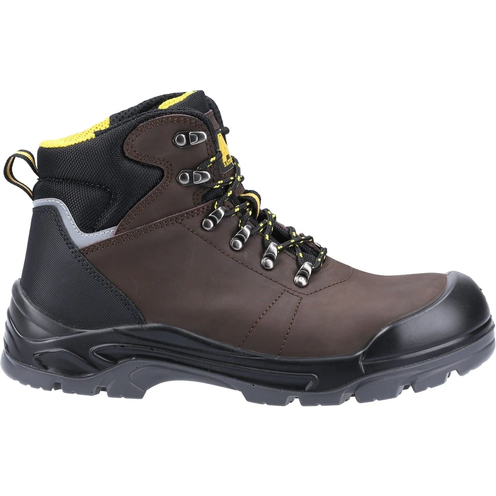 Amblers Men Boots - AS203 Laymore Safety Boot in Brown, 6-12
