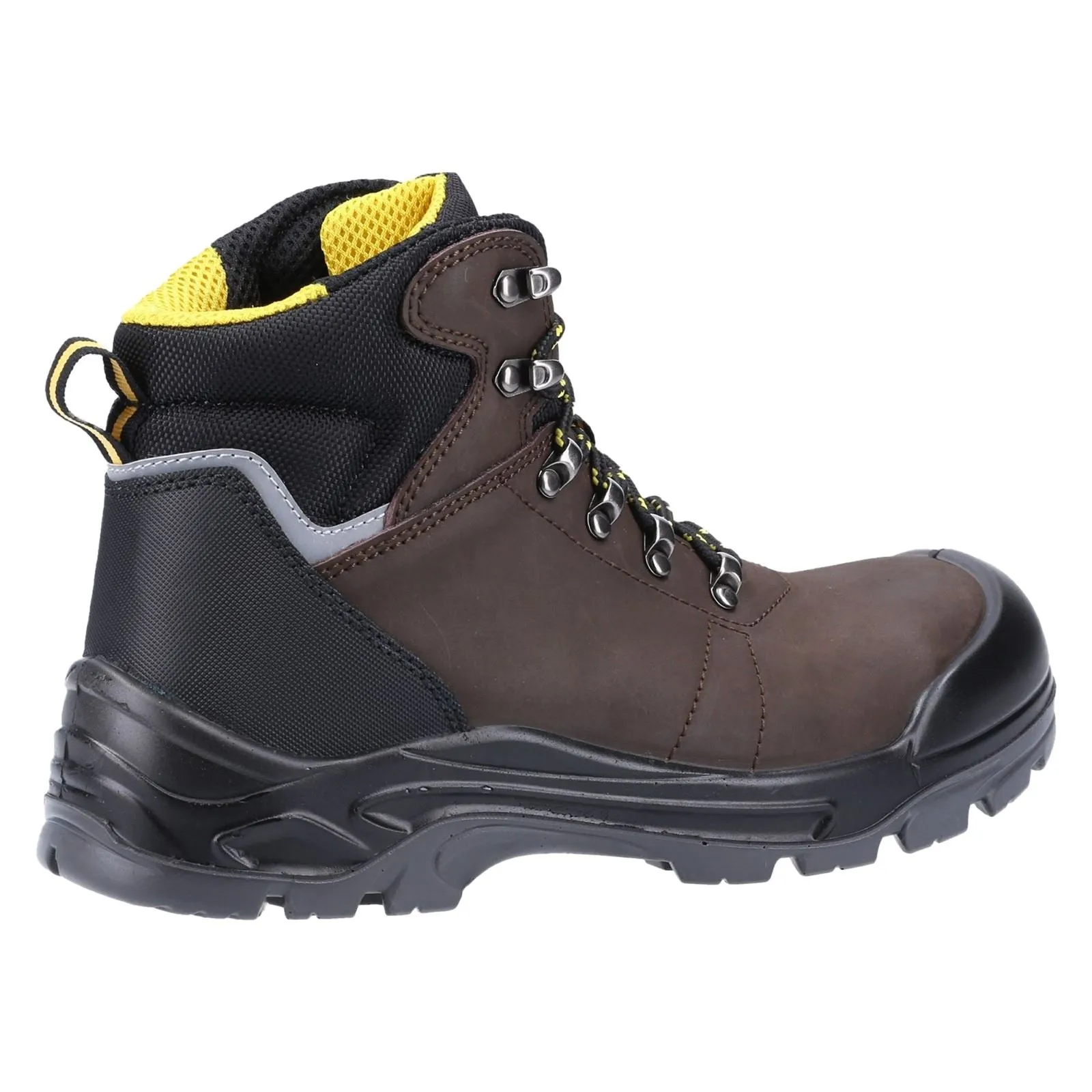 Amblers Men Boots - AS203 Laymore Safety Boot in Brown, 6-12