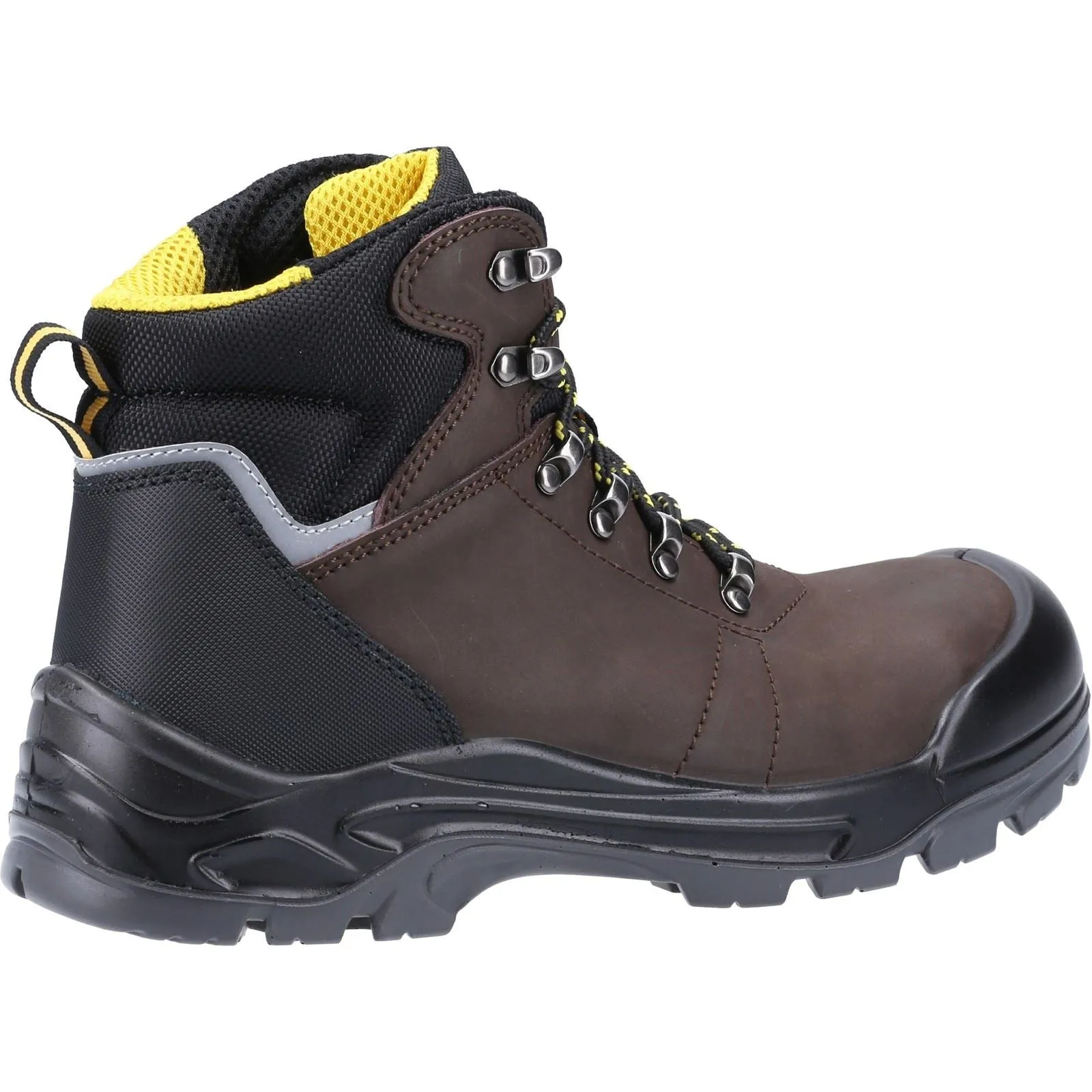 Amblers Men Boots - AS203 Laymore Safety Boot in Brown, 6-12