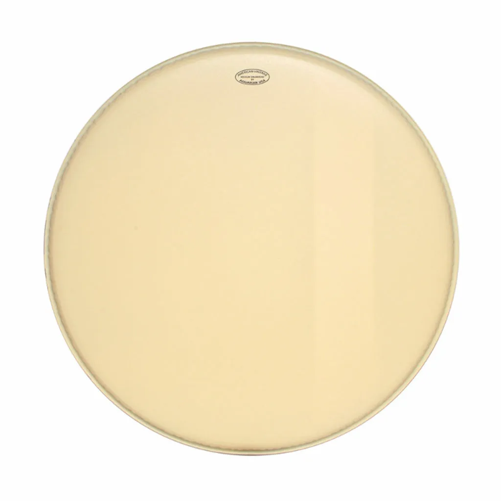 Aquarian VTC-K24 American Vintage Series - 24" Bass Drumhead - Cream - W/Felt Strip