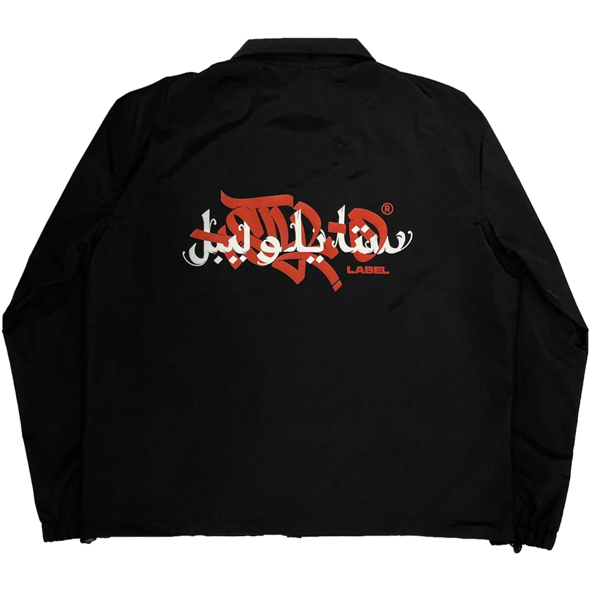 ARABIC TAG COACH JACKET (BLACK)