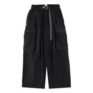 ASUSL NYLON ZIPPER POCKET PANTS