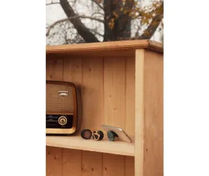 Atrium Turquoise Leather Phone Socket