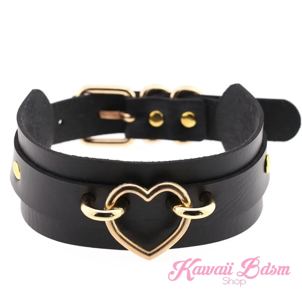 Baby Heart Collar - Gold