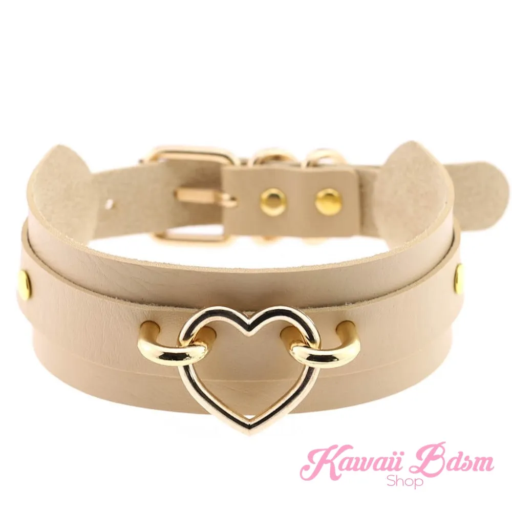 Baby Heart Collar - Gold