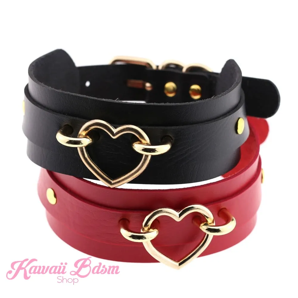 Baby Heart Collar - Gold