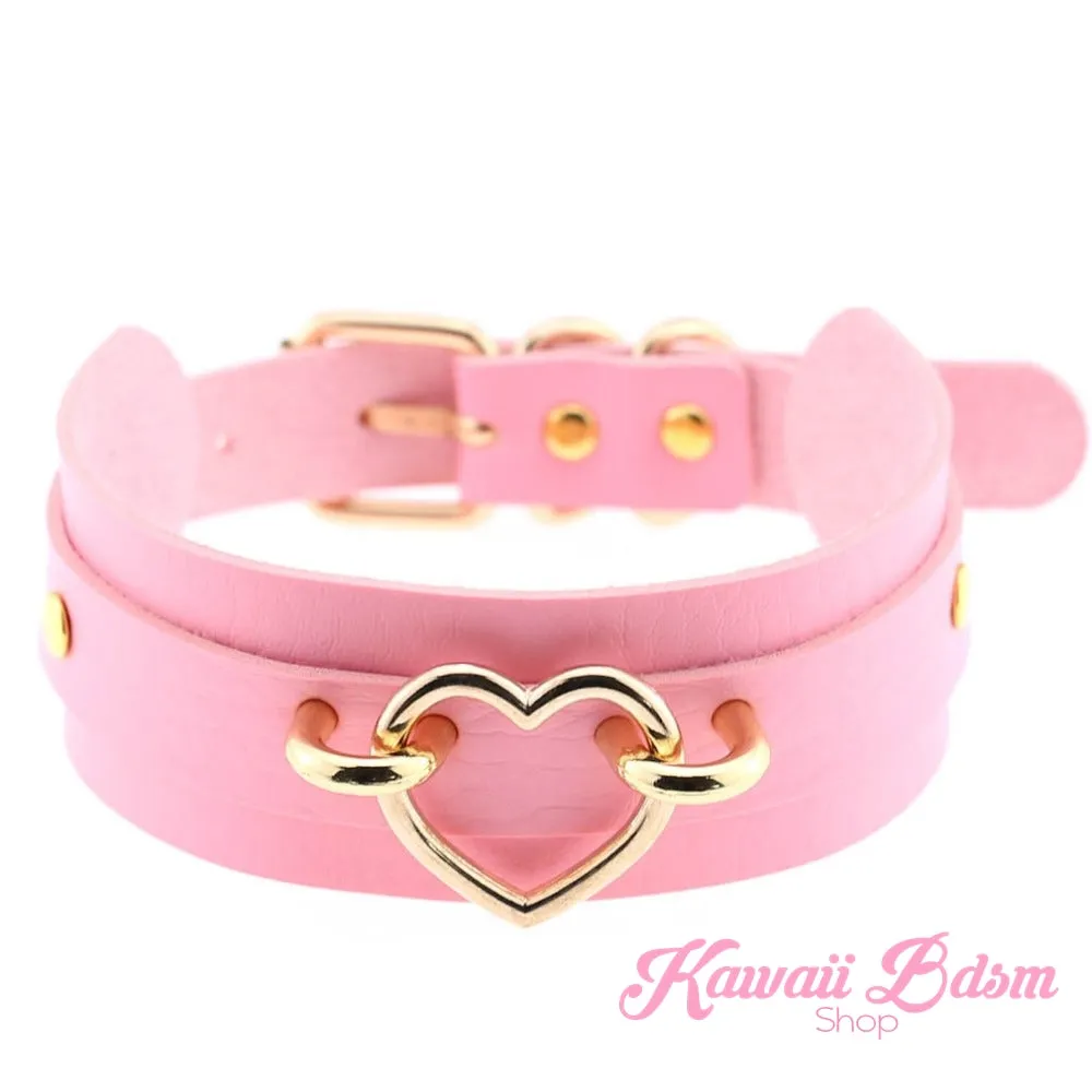 Baby Heart Collar - Gold