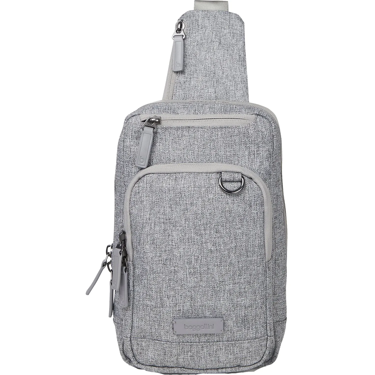 Baggallini Commuter Sling Light Grey Nylon