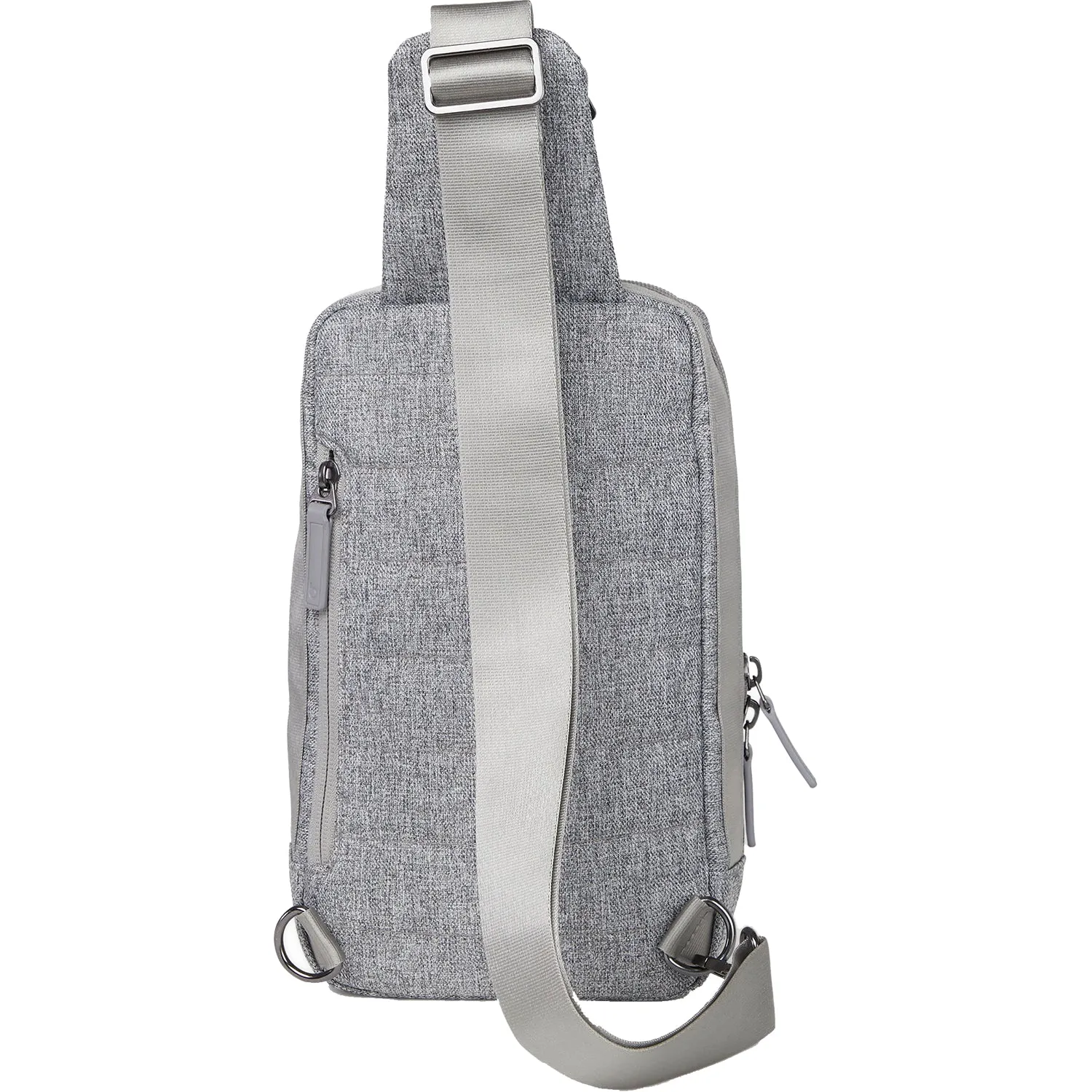 Baggallini Commuter Sling Light Grey Nylon