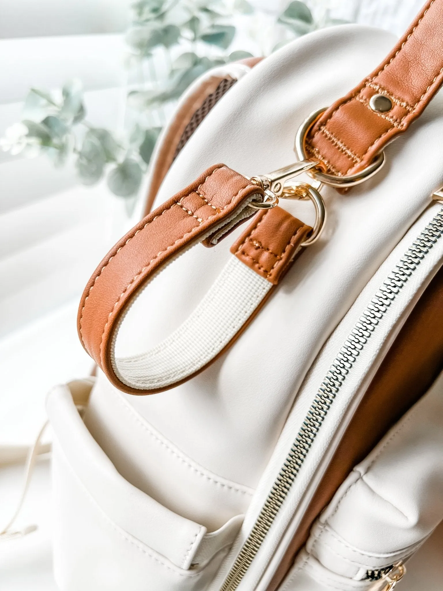 Banksia - Vegan Leather Nappy Backpack
