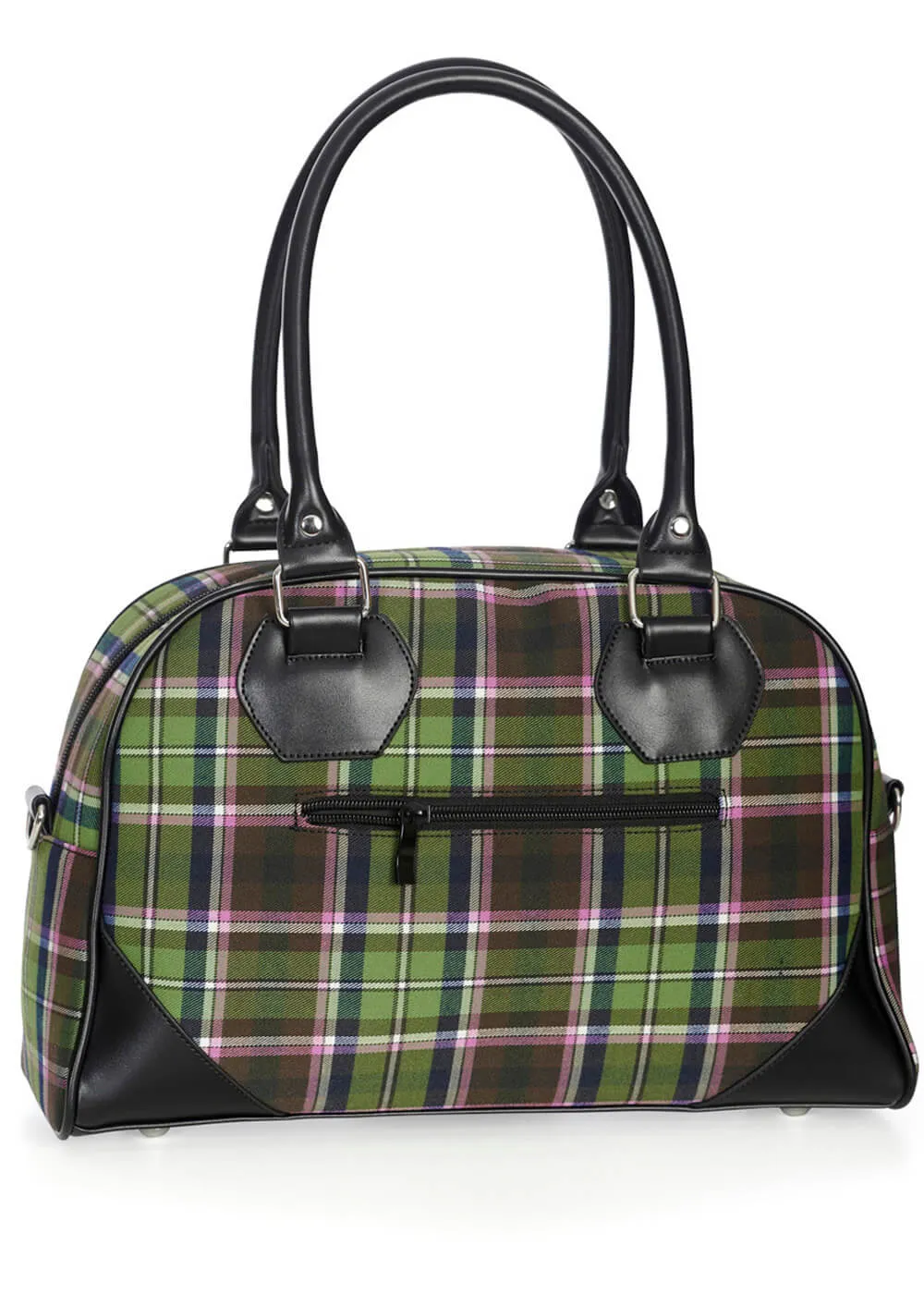 Banned New Warren Tartan Bag Green
