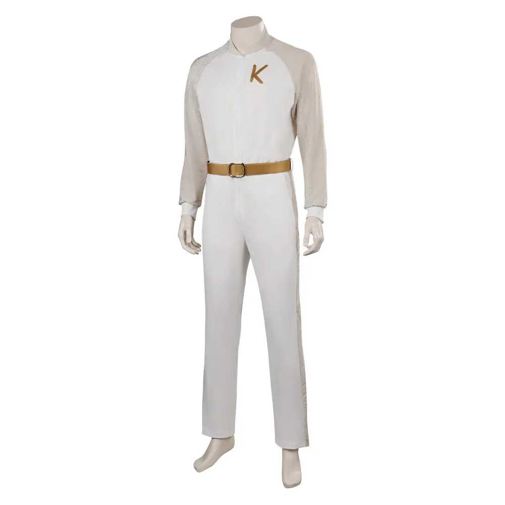 Barbie Movie Ken White Outfits Halloween Carnival Suit Cosplay Costume