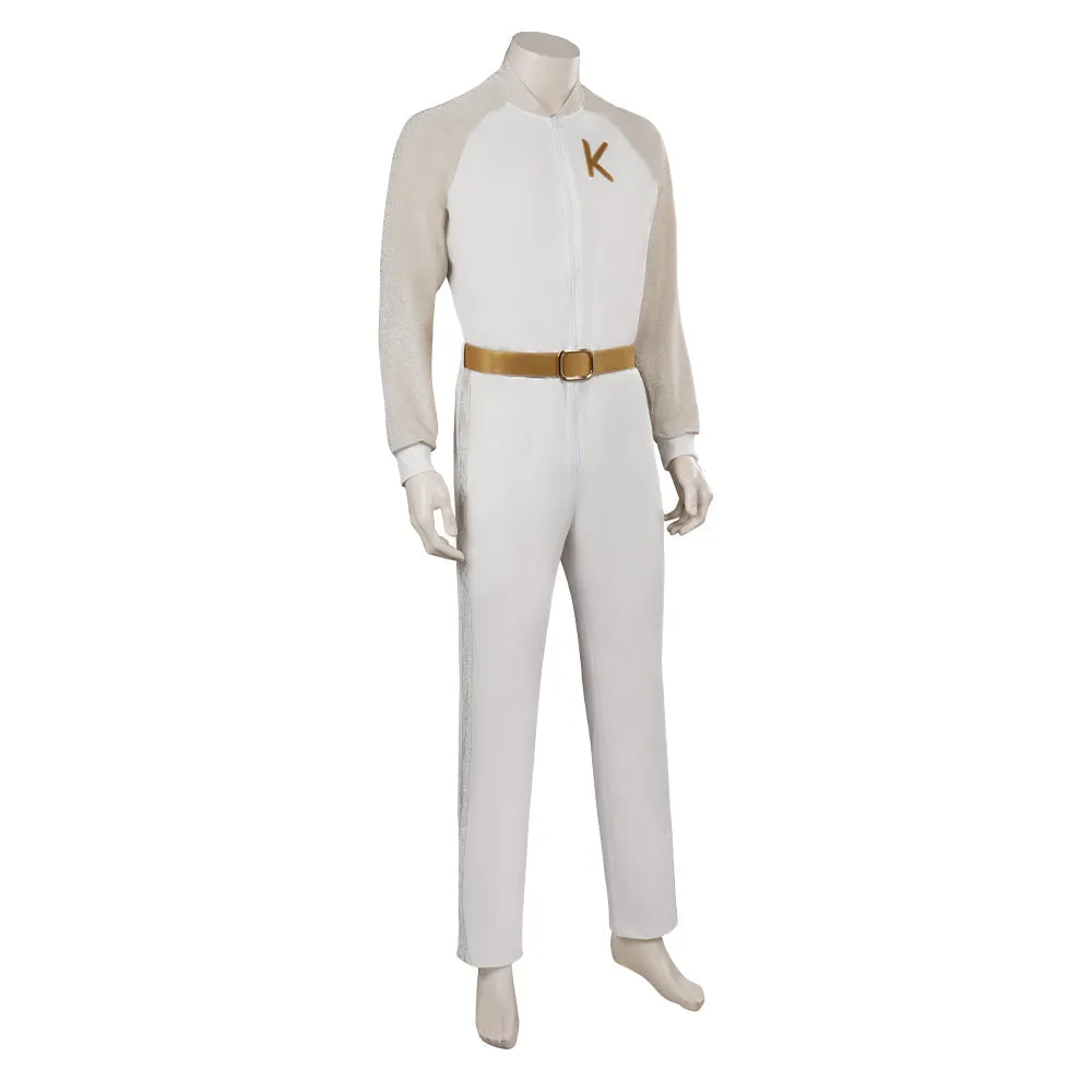 Barbie Movie Ken White Outfits Halloween Carnival Suit Cosplay Costume