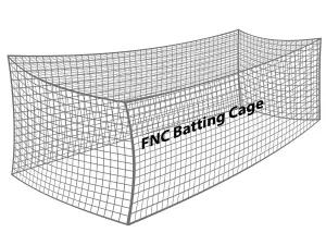 Baseball Batting Cage Net (#36 Nylon)