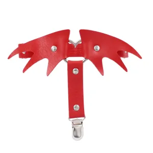 Bat Wing Heart Leg Garter