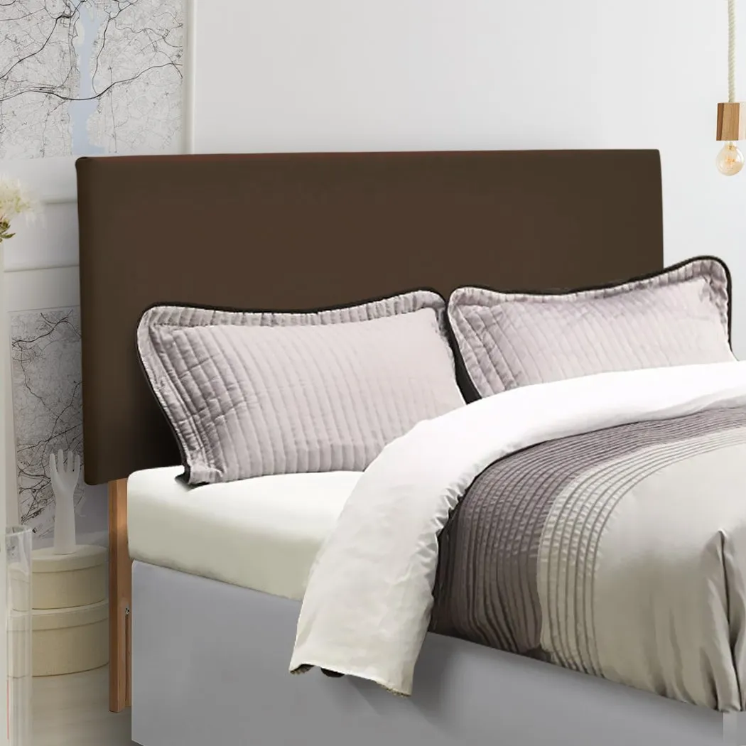 Bed Frame Bed head PU Leather With Wooden Leg Double Size