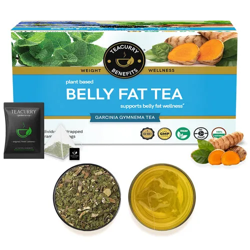 Belly Fat Tea - Reduce Belly Fat Naturally - For Both Men & Women - Tummy Fat Tea for both Men and Women