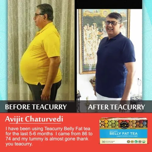 Belly Fat Tea - Reduce Belly Fat Naturally - For Both Men & Women - Tummy Fat Tea for both Men and Women