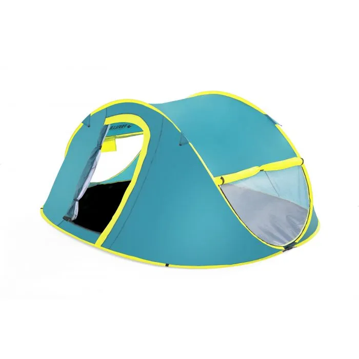 Bestway 6'11" X 7'10" X 39"/2.10M X 2.40M X 1.00M Coolmount 4 Tent (Contents:Tent, Carry Bag, Eight Pegs, One Layer, 2000mmH20)