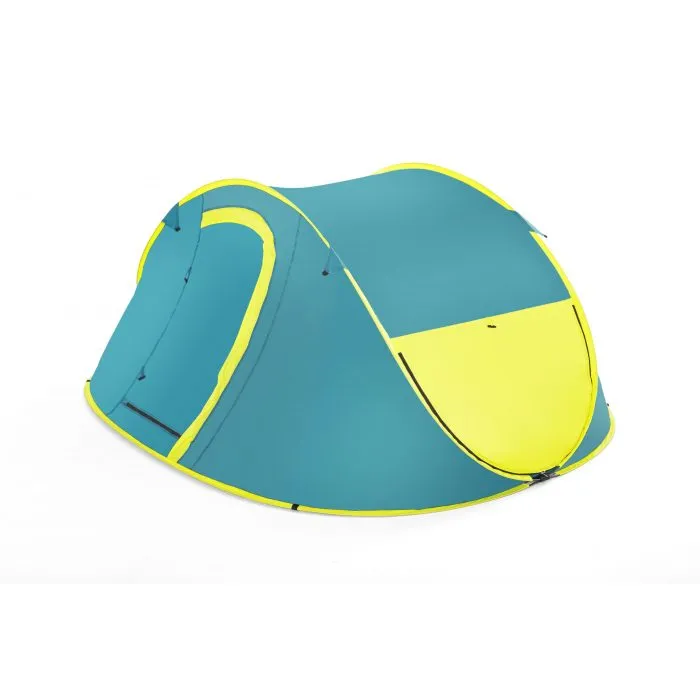 Bestway 6'11" X 7'10" X 39"/2.10M X 2.40M X 1.00M Coolmount 4 Tent (Contents:Tent, Carry Bag, Eight Pegs, One Layer, 2000mmH20)