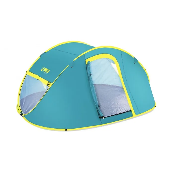 Bestway 6'11" X 7'10" X 39"/2.10M X 2.40M X 1.00M Coolmount 4 Tent (Contents:Tent, Carry Bag, Eight Pegs, One Layer, 2000mmH20)