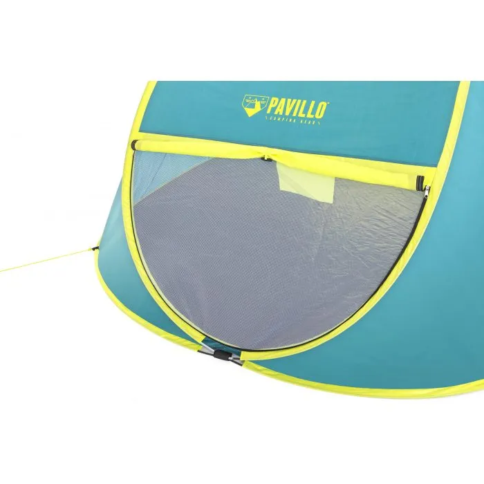 Bestway 6'11" X 7'10" X 39"/2.10M X 2.40M X 1.00M Coolmount 4 Tent (Contents:Tent, Carry Bag, Eight Pegs, One Layer, 2000mmH20)